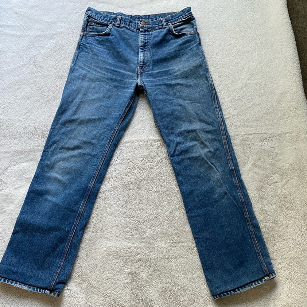 True Vintage Made in Canada Classic Blue Boot Cut Jeans